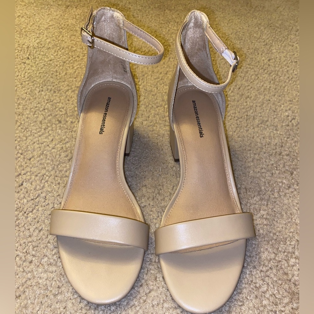 Tan Amazon Chunky Heels